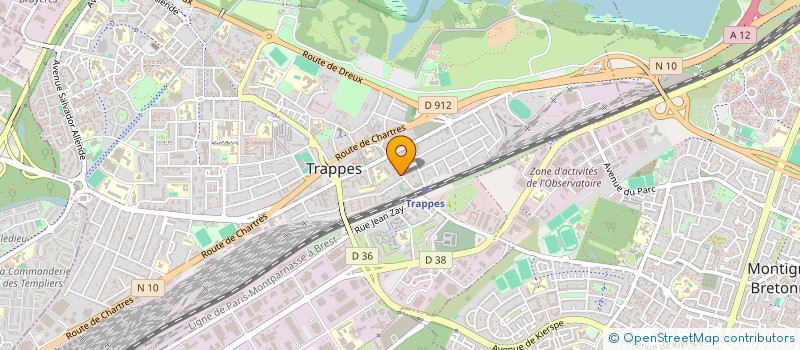 localisation de l'entreprise MADAME LILIANE GERMAIN à TRAPPES