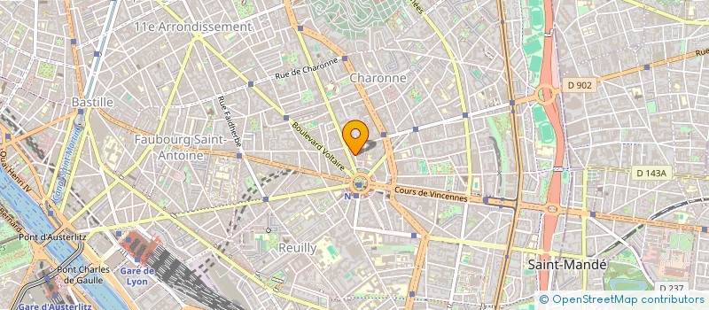 localisation de l'entreprise MADAME LILIANE GILLMANN  PARIS