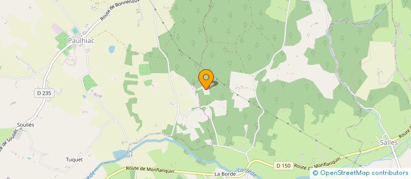 localisation de l'entreprise MADAME LILIANE GIRY  MONFLANQUIN