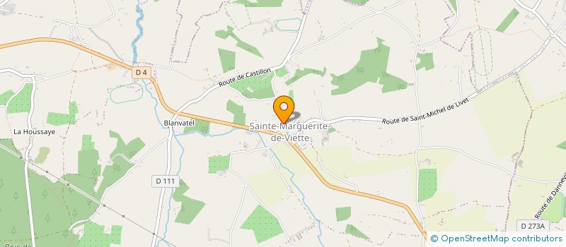 localisation de l'entreprise MADAME LILIANE GOETTELMANN  SAINT-PIERRE-EN-AUGE