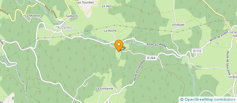 localisation de l'entreprise MADAME LILIANE GUESDON à AUZELLES