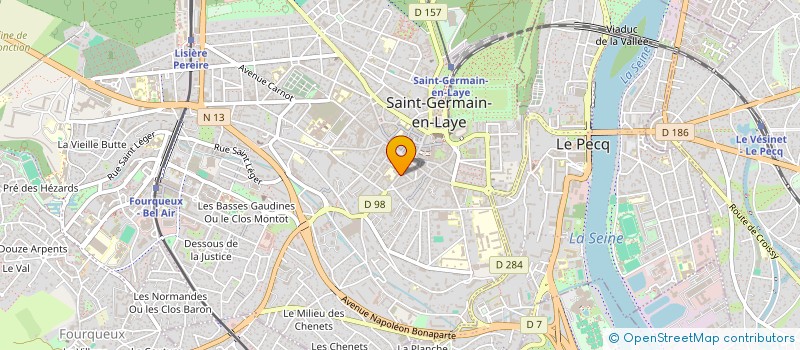 localisation de l'entreprise MADAME LILIANE GUYOMARC H  SAINT-GERMAIN-EN-LAYE