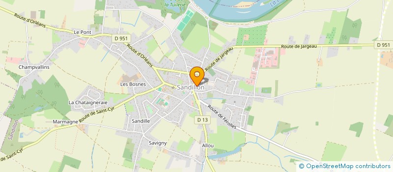 localisation de l'entreprise MADAME LILIANE HABER à SANDILLON