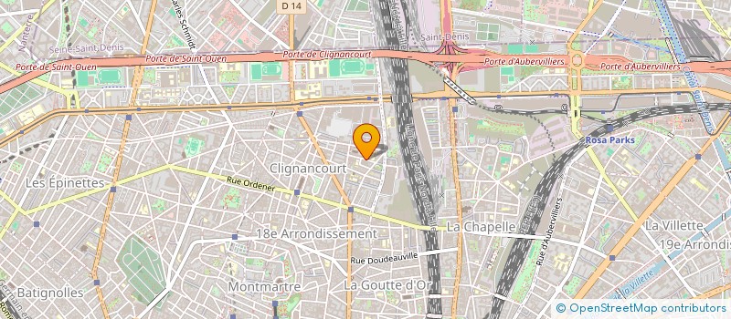 localisation de l'entreprise MADAME LILIANE HAMADOUCHE  PARIS