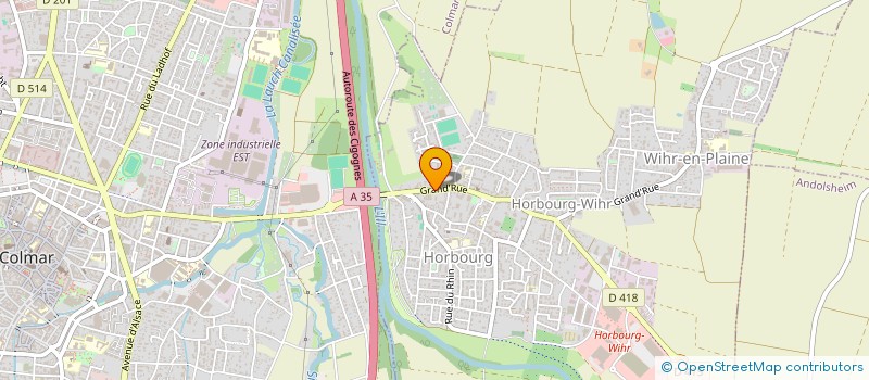 localisation de l'entreprise MADAME LILIANE HAUMESSER  HORBOURG-WIHR