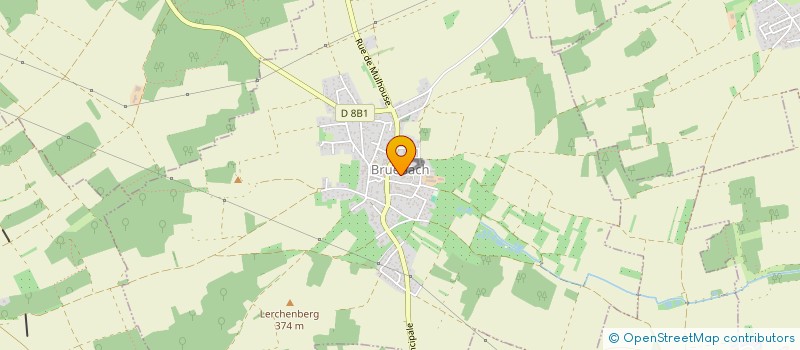 localisation de l'entreprise MADAME LILIANE HEIMBURGER  BRUEBACH