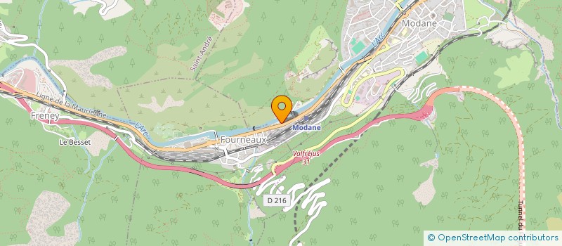 localisation de l'entreprise MADAME LILIANE HENRY à MODANE