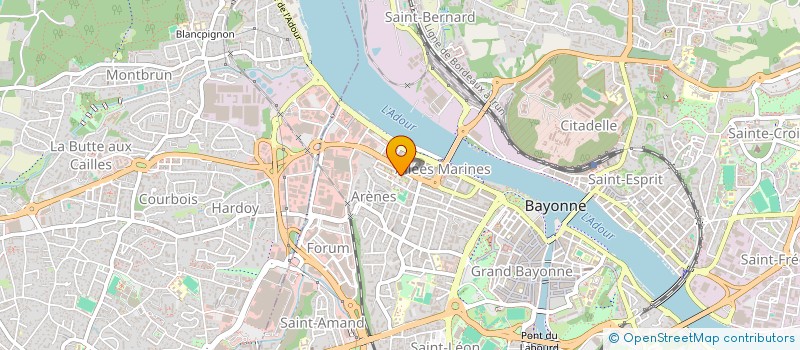 localisation de l'entreprise MADAME LILIANE HERNANDEZ  BAYONNE