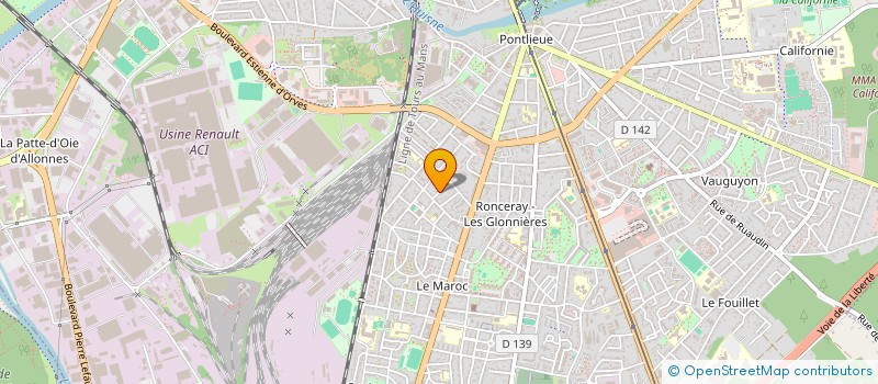 localisation de l'entreprise MADAME LILIANE HERRY  LE MANS