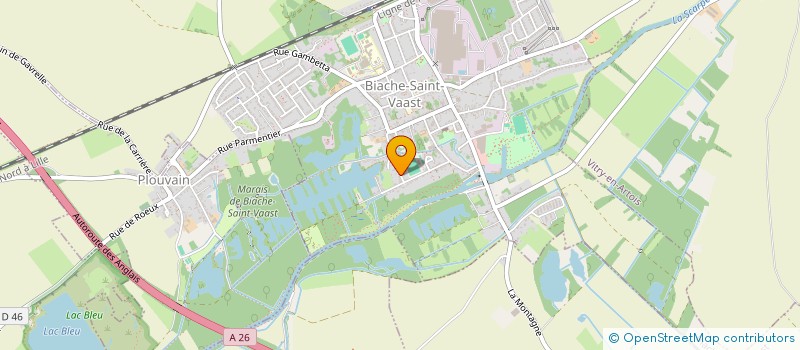 localisation de l'entreprise MADAME LILIANE HINAUT  BIACHE-SAINT-VAAST