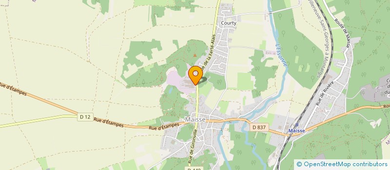 localisation de l'entreprise MADAME LILIANE JACQUET  MAISSE