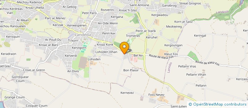 localisation de l'entreprise MADAME LILIANE JEANINE CHAR LOAEC  LANDEDA