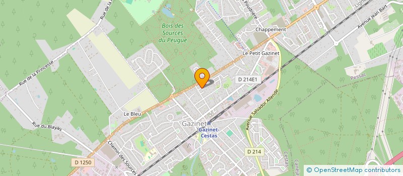 localisation de l'entreprise MADAME LILIANE KAMALIZA  CESTAS