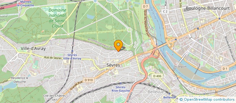 localisation de l'entreprise MADAME LILIANE KAMAR à SEVRES