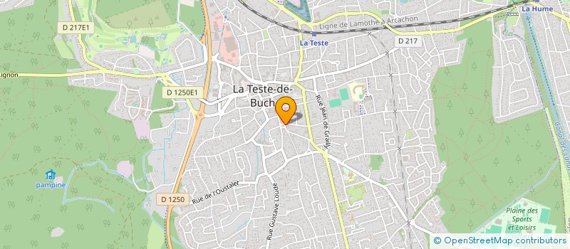 localisation de l'entreprise MADAME LILIANE LABAT à LA TESTE-DE-BUCH