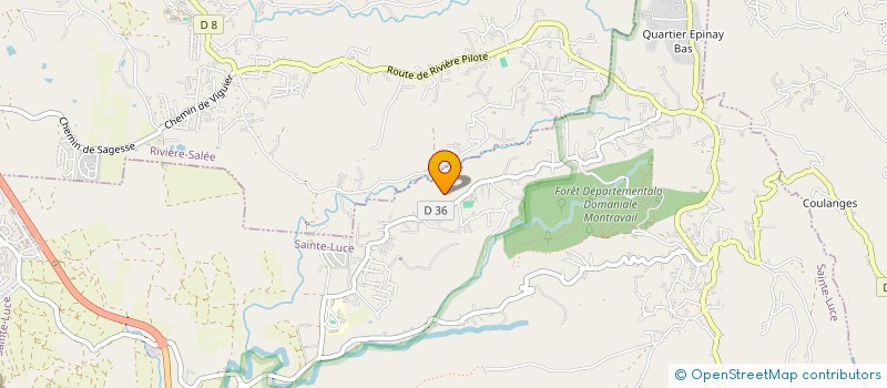 localisation de l'entreprise MADAME LILIANE LACRAMPE  SAINTE-LUCE