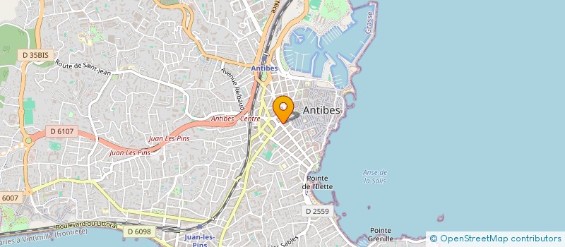 localisation de l'entreprise MADAME LILIANE LAPIERRE à ANTIBES