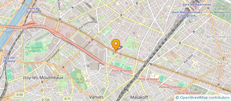 localisation de l'entreprise MADAME LILIANE LAPLANTE  PARIS