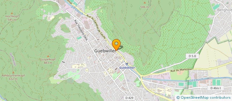 localisation de l'entreprise MADAME LILIANE LARGER  GUEBWILLER