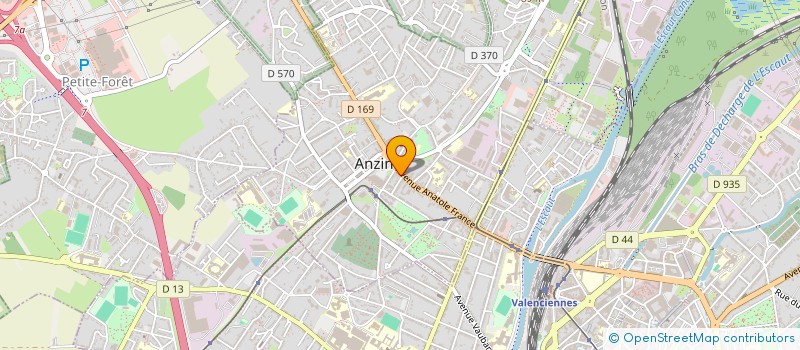 localisation de l'entreprise MADAME LILIANE LAUDE  ANZIN