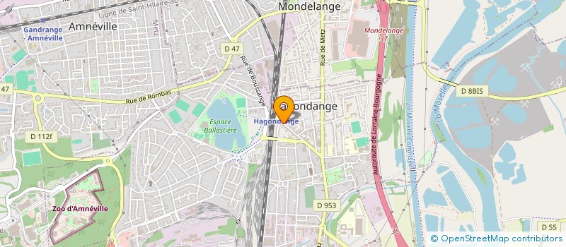 localisation de l'entreprise MADAME LILIANE LAUER à HAGONDANGE