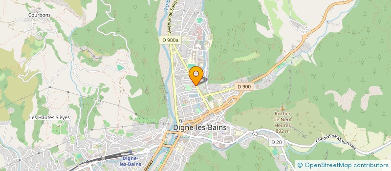 localisation de l'entreprise MADAME LILIANE LE  DIGNE-LES-BAINS