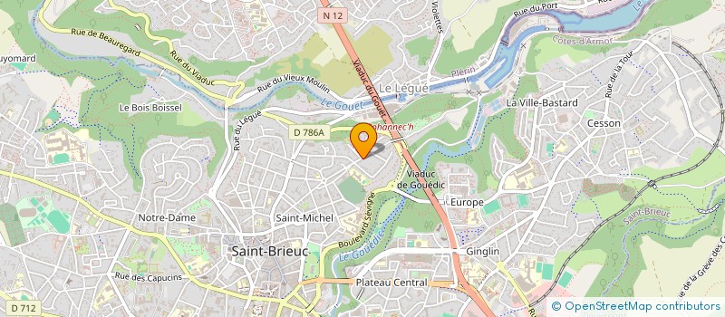 localisation de l'entreprise MADAME LILIANE LE GOFFIC à SAINT-BRIEUC