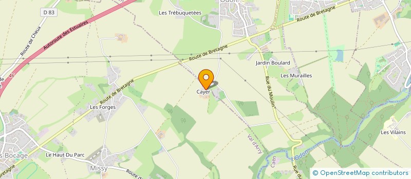 localisation de l'entreprise MADAME LILIANE LECOMTE  GRAINVILLE-SUR-ODON