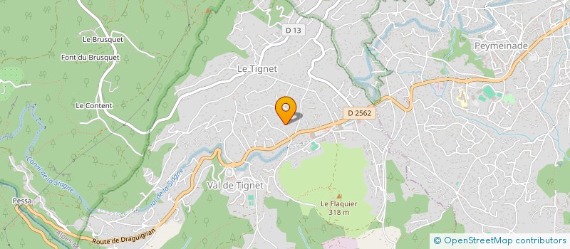 localisation de l'entreprise MADAME LILIANE LEFEBVRE à LE TIGNET