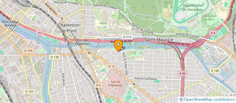 localisation de l'entreprise MADAME LILIANE LEGLANTIER  MAISONS-ALFORT