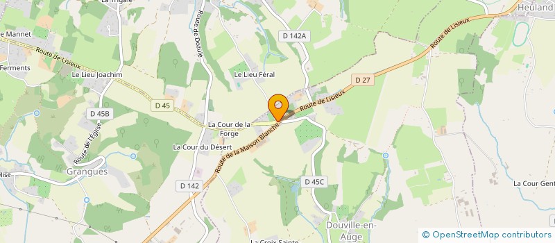 localisation de l'entreprise MADAME LILIANE LEMARCHAND  GOUSTRANVILLE