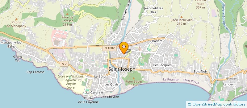 localisation de l'entreprise MADAME LILIANE LEPERRE à SAINT-JOSEPH