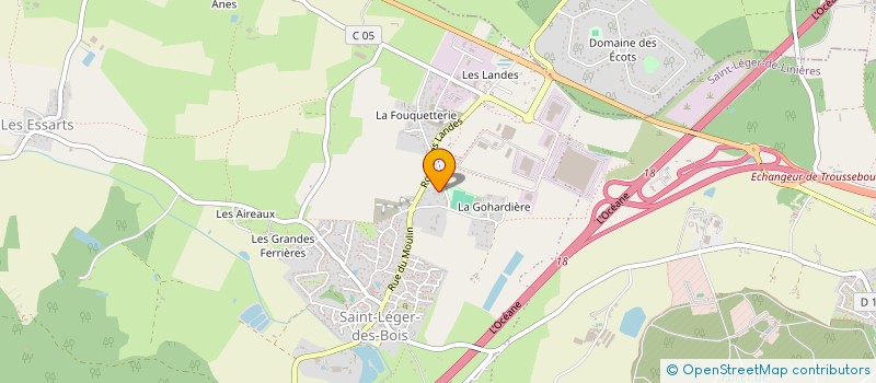 localisation de l'entreprise MADAME LILIANE LEROUX  SAINT-GEORGES-SUR-LOIRE