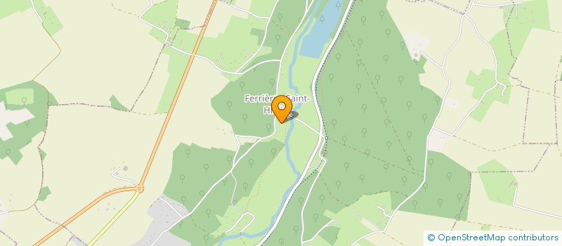 localisation de l'entreprise MADAME LILIANE LETARD  ST AUBIN DU THENNEY