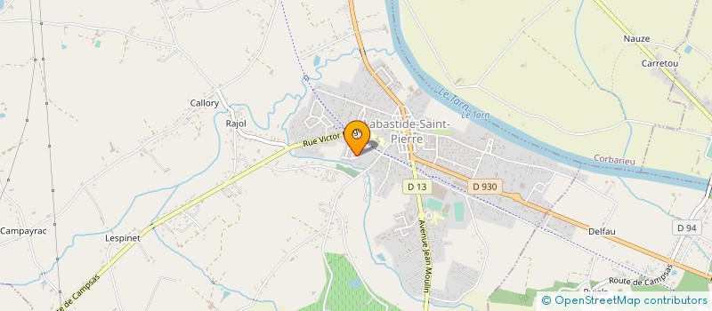 localisation de l'entreprise MADAME LILIANE LEVEILLE  ORGUEIL