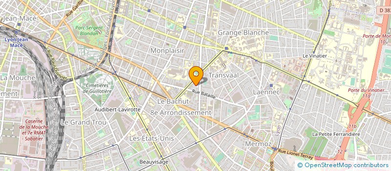 localisation de l'entreprise MADAME LILIANE LOCRET  LYON