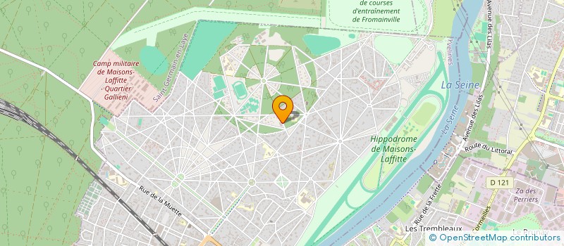 localisation de l'entreprise MADAME LILIANE LOEILLOT  MAISONS-LAFFITTE