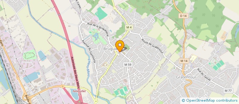 localisation de l'entreprise MADAME LILIANE LOUBET à BRUGUIERES