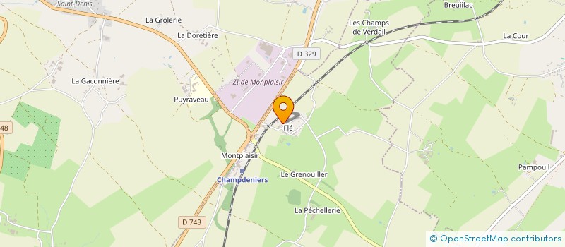 localisation de l'entreprise MADAME LILIANE MAHU  SAINT-CHRISTOPHE-SUR-ROC