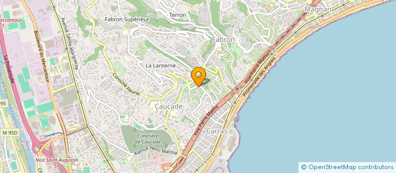 localisation de l'entreprise MADAME LILIANE MAL à NICE
