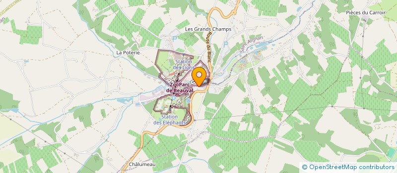 localisation de l'entreprise MADAME LILIANE MANDARD  CHATEAUVIEUX