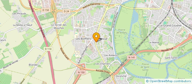 localisation de l'entreprise MADAME LILIANE MARANS  SAINTES