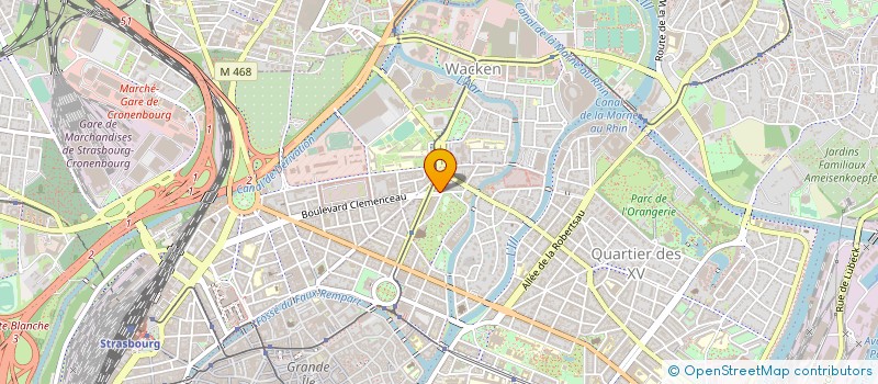 localisation de l'entreprise MADAME LILIANE MARGUIER à STRASBOURG