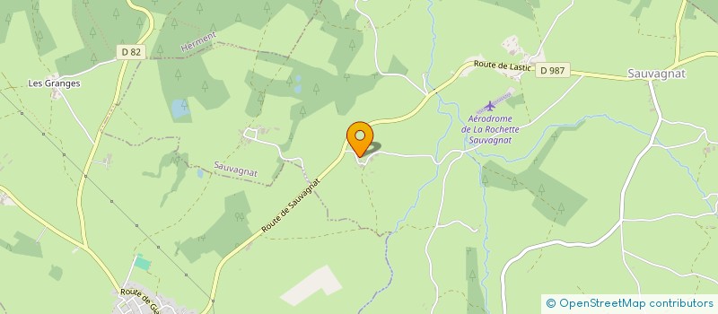 localisation de l'entreprise MADAME LILIANE MARLEIX  SAINT-GERMAIN-PRES-HERMENT