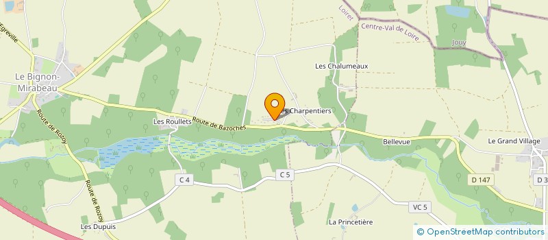 localisation de l'entreprise MADAME LILIANE MARTIN à LE BIGNON MIRABEAU
