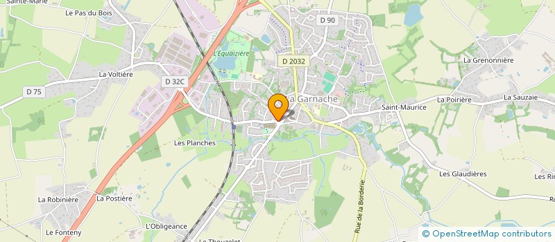 localisation de l'entreprise MADAME LILIANE MARTINEAU à GARNACHE (LA)