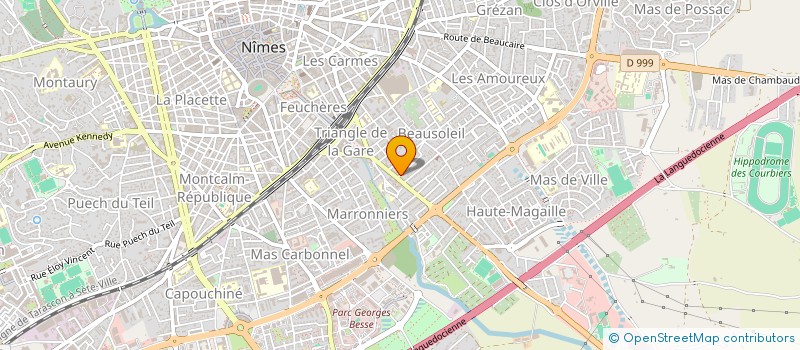localisation de l'entreprise MADAME LILIANE MARTINEZ à NIMES