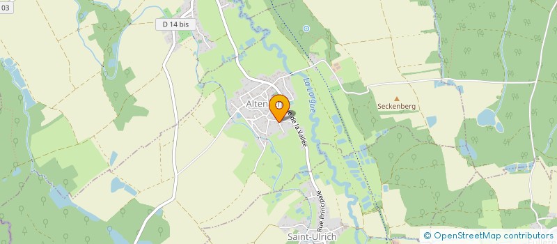 localisation de l'entreprise MADAME LILIANE MARX  ALTENACH