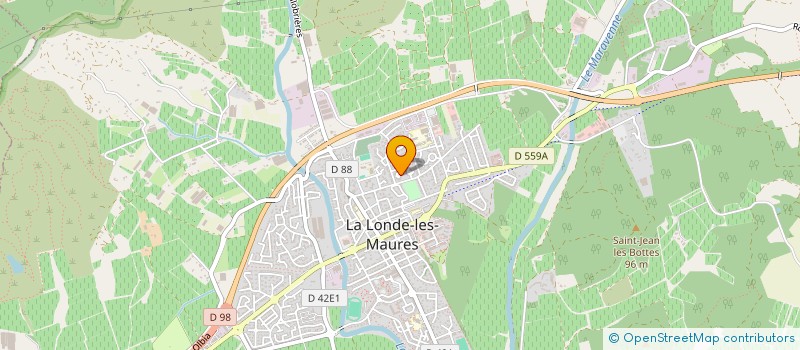 localisation de l'entreprise MADAME LILIANE MASSU  LA LONDE-LES-MAURES