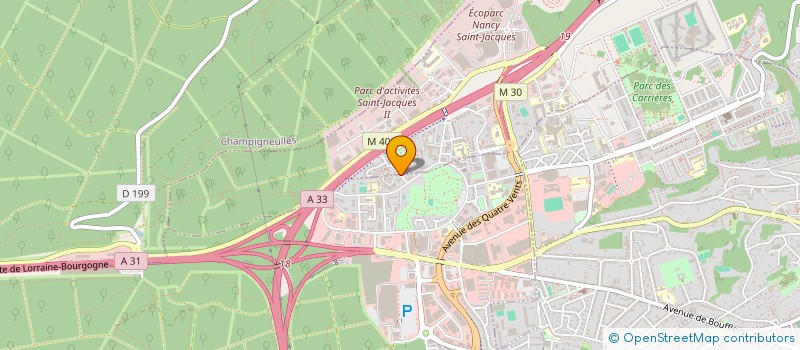 localisation de l'entreprise MADAME LILIANE MATHIEU  MAXEVILLE